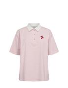 Nupippi Ss Polo Tops T-shirts & Tops Polos Pink Nümph