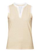 Abby Sleeveless Top Sport T-shirts & Tops Sleeveless Cream Röhnisch
