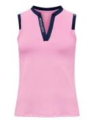 Abby Sleeveless Top Sport T-shirts & Tops Sleeveless Pink Röhnisch