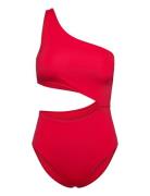 Swimsuit Trina Badedrakt Badetøy Red Lindex