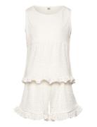 Pyjamas Set Sleeveless And Fri Pyjamas Sett White Lindex