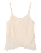 Nlfhullu Short Strap Top Tops T-shirts Sleeveless Pink LMTD