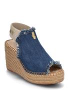 Jess Tyne Denim Sko Wedge Blue Replay