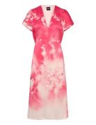 Dieshana Knelang Kjole Pink BOSS
