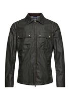 Tour Overshirt Dark Navy Tynn Jakke Green Belstaff