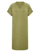 Sc-Banu Dresses T-shirt Dresses Khaki Green Soyaconcept
