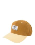 Organic Block Snapback Accessories Headwear Caps Brown Lil' Boo