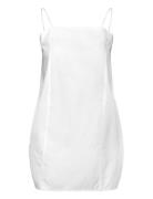 Tie-Back Twill Mini Dress Kort Kjole White Monki
