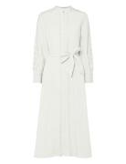 Yasyamina Ls Long Shirt Dress S. Maxikjole Festkjole White YAS