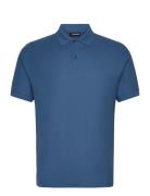 Rudy Slim Polo Pique Tops Polos Short-sleeved Blue J. Lindeberg