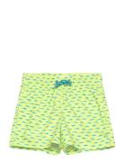 Shark-Print Swimsuit Badeshorts Green Mango