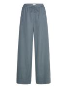 Paulafv Bottoms Trousers Wide Leg Blue FIVEUNITS