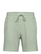 Waffle Mint Shorts Bottoms Shorts Sweat Shorts Green Nikben