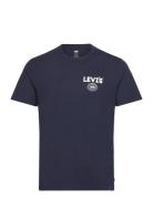 Graphic Crewneck Tee Coolmax S Tops T-shirts Short-sleeved Navy Levi's...