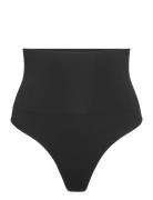 Girdle Shaping Thong High Sea Stringtruse Undertøy Black Lindex