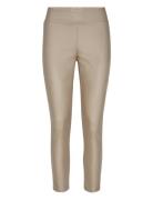 Sc-Pam Bottoms Trousers Leather Leggings-Bukser Beige Soyaconcept