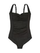 Fiji/Eco Shaping_Swimsuit Badedrakt Badetøy Black Dorina