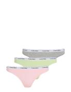 Bikini 3Pk Truse Brief Truse Pink Calvin Klein