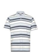 Authentic Polo Acacius Stripe Tops Polos Short-sleeved Blue Levi's®