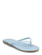 Biamexico Flip Flop Faux Leather Flip-flopper Sandaler Blue Bianco