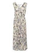 Kavicki Dress Knelang Kjole Grey Kaffe