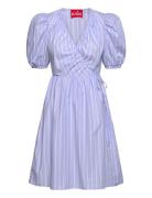 Faecras Dress Knelang Kjole Blue Cras