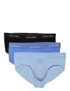 Hip Brief 3Pk Underbukser Y-frontunderbukser Blue Calvin Klein