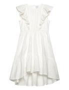 Dress High Low Ao Embroidery Dresses & Skirts Dresses Partydresses Whi...