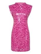 Kali Dress Kort Kjole Pink Noella