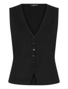 Knitted Vest Vests Knitted Vests Black Gina Tricot