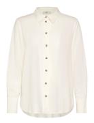 Jdysay L/S Linen Loose Shirt Wvn Tops Shirts Long-sleeved White JDY