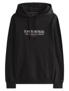 Brand Love Hilfiger Hoodie Tops Sweat-shirts & Hoodies Hoodies Black T...