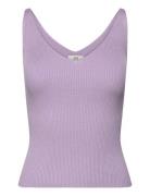 Jdynanna S/L Top Knt Noos Tops T-shirts & Tops Sleeveless Purple JDY