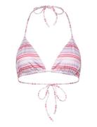 Printed Halter Triangle Bikini Top Swimwear Bikinis Bikini Tops Triang...