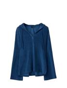 Organic Cotton Terry Surfer Hood Tops Sweat-shirts & Hoodies Hoodies N...
