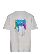 T Shirt Game Console Tops T-shirts Short-sleeved Grey Lindex