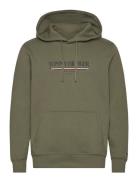 Brand Love Hilfiger Hoodie Tops Sweat-shirts & Hoodies Hoodies Khaki G...