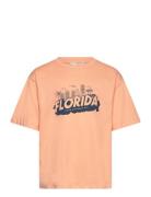 T-Shirt .-- Esen4 Tops T-shirts Short-sleeved Orange Mango