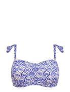 Ocean Breeze Swimwear Bikinis Bikini Tops Bandeau Bikinitops Navy Frey...