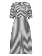 Nucamaba Dress Knelang Kjole Grey Nümph
