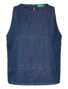 Blouse Tops Blouses Sleeveless Navy United Colors Of Benetton