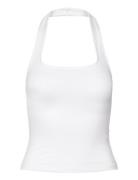 Square Neck Tank Top Tops T-shirts & Tops Sleeveless Silver Weekday