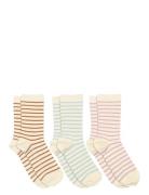 Lydia Socks 3-Pack Lingerie Socks Regular Socks Multi/patterned Mp Den...