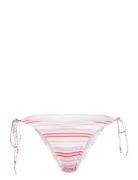 Strappy Printed Bikini Bottoms Swimwear Bikinis Bikini Bottoms Side-ti...