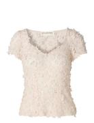 Louise Top Tops T-shirts & Tops Short-sleeved Pink Ida Sjöstedt