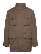 Padded Flannel Field Jacket Fôret Jakke Brown GANT
