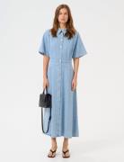 Gzsauda Ss Long Dress Maxikjole Festkjole Blue Gestuz
