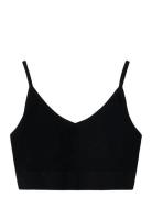 Nlfkailey Rib Bralette Noos Bikini Black LMTD