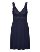 Sd Nora Lace Nattkjole Navy Hunkemöller