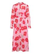 Nukyndall New Dress Knelang Kjole Pink Nümph
